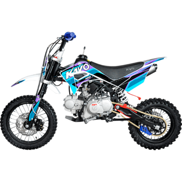 Питбайк KAYO MINI К125EM 14 12 (механ. сцепл., эл. стартер 2024г.) - миниатюра 2