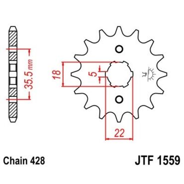 Звезда ведущая JTF1559.14 - миниатюра 1