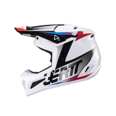 Leatt Шлем кроссовый Moto 2.5 Helmet Black White 2024 - миниатюра 3