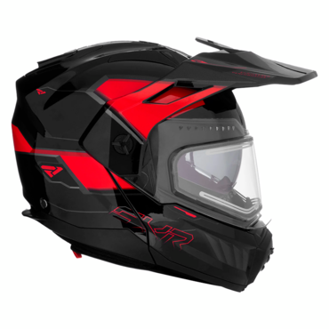 FXR Шлем Maverick X Pro с подогревом Black Red - миниатюра 3