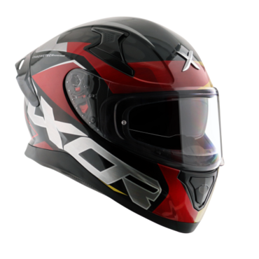 Шлем дорожный AXOR APEX CHROMTECH E, red black gold (L, Взрослая  Дорожная) - миниатюра 2