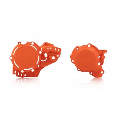 Acerbis X Power Kit KTM ORANGE Комплект защиты крышек сцепления и зажигания / оранжевый 250 300 SX 19-> / EXC TPI / TE 20-> // 0023674.011.016 - миниатюра 1