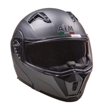 Шлем AiM JK320 Grey Metal - миниатюра 2