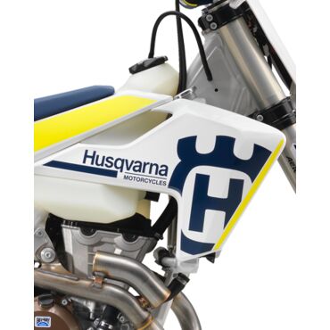Боковины радиатора белые с графикой комплект Husqvarna TC FC 2017 - миниатюра 1