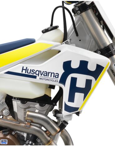 Боковины радиатора белые с графикой комплект Husqvarna TC FC 2017