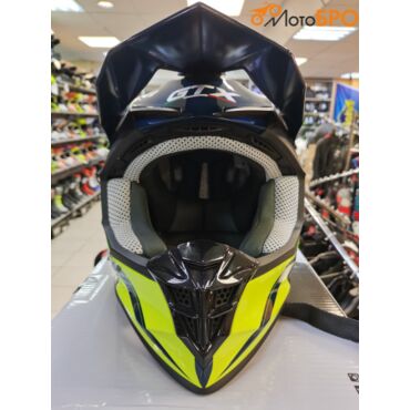 Шлем мото кроссовый GTX 633 Green - миниатюра 3