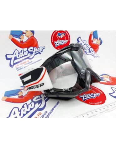 Progrip Atzaki 3201 102 ( очки ) маска черная с защитой от царапин с прозрачной линзой 3213 // PZ3201NE