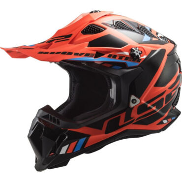 LS2 Мотошлем MX700 Subverter Evo Stomp Черно оранжевый - миниатюра 4