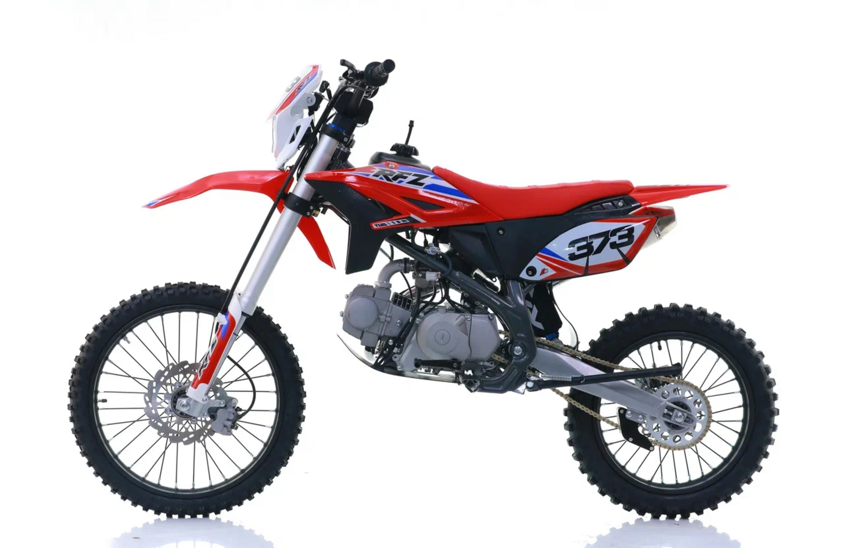 Питбайк Apollo RFZ Y 125LE, 19 16, красный (фара, электростартер) - фото 3