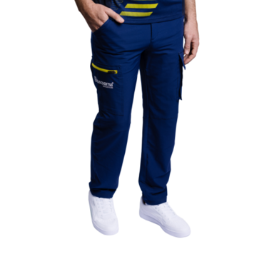 Штаны Husqvarna Team Pants, blue (M, Взрослая  Повседневная) - миниатюра 3