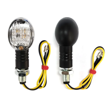 Поворотники LED CH 1019 светодиодные для мотоцикла черные - миниатюра 3