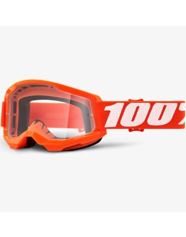 Очки 100% Strata 2 google orange / clear lens