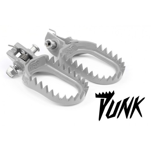 Подножки стальные серебристые S3 Punk KTM 17- / Husqvarna 17- / GasGas 21- - фото 2