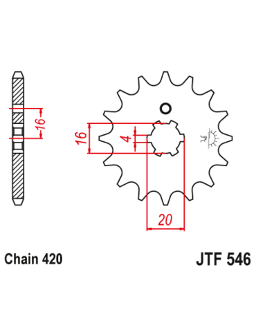 Звезда ведущая JTF546.13