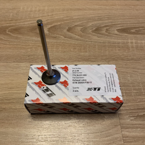 Выпускной клапан титановый KTM 250SX F 05 12; 250EXC F 06 13 / Husaberg FE250 2013 - фото 3
