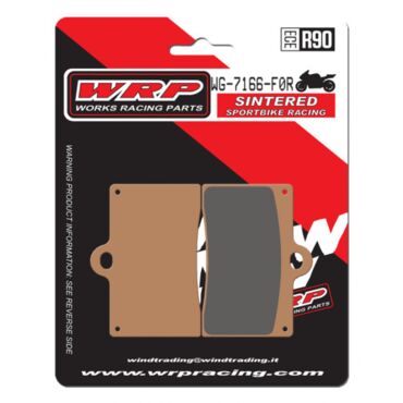 Тормозные колодки WRP WG 7166 F0R (LMP166 SRR / LMP166 STR / FRP408 / FA095) - миниатюра 1
