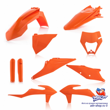 Acerbis КТМ EXC 250 300 20 23 /EXC F 250 500 20 23 /XC W 150 300 20 Orange Комплект пластика оранжевый // 0024054.011.016 - миниатюра 1