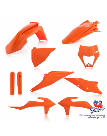 Acerbis КТМ EXC 250 300 20 23 /EXC F 250 500 20 23 /XC W 150 300 20 Orange Комплект пластика оранжевый // 0024054.011.016