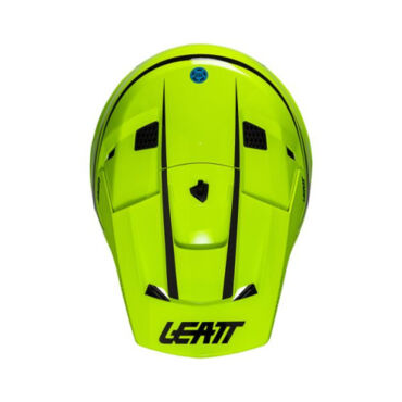 Leatt Шлем кроссовый 3.5 V26 Neon Yellow + очки Vizion 3.5 - миниатюра 3