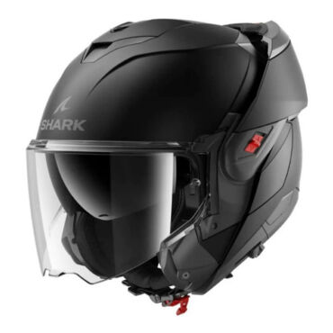 Shark Мотошлем Oxo Dark Shadow Black Matt - миниатюра 3