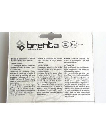 BRENTA колодки тормозные  G600 650 F650 800 (FT3090)