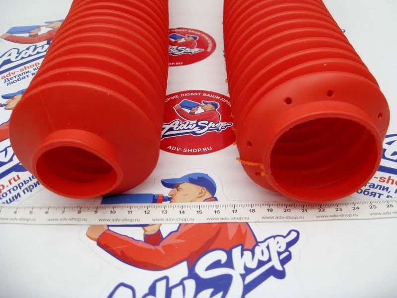 PROGRIP ForkBoots  Гофры передней вилки 42 45 60 цвет красный (комплект) (PG 2510 LONG)