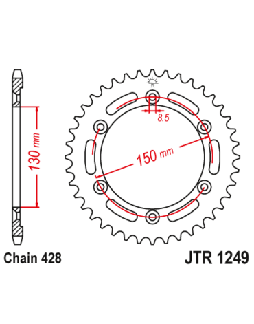 Звезда ведомая JTR1249.51