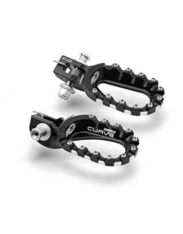 Подножки алюминиевые низкие (рост от 180) черные S3 Hard Rock KTM 17 23 / Husqvarna 17 23 / GasGas 21 23