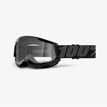 Очки 100% Strata 2 Goggle Black / Clear Lens - миниатюра 1