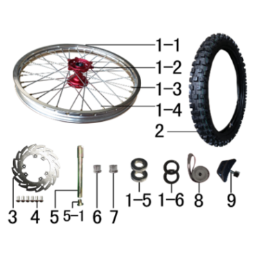 Винт оси передней M16x1.5x23.851.0020 - миниатюра 14