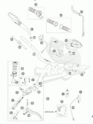 KTM трос газа 690 SM 07 13 / Duke 08 11 / Enduro 08 13 ( 75002091000 ) - фото 3