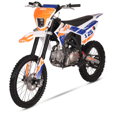 Питбайк KAYO BIG MINI K125EM 19 16 TT 26 (механ. сцепл., эл. стартер) - миниатюра 2