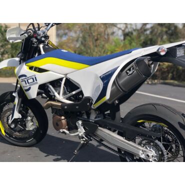 Wings Titanium Mufflers прямоточный титановый выхлоп (silver) Husqvarna 701 R ( 21 24 ) WTMC701 21 - миниатюра 3
