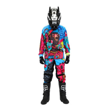 Grom Джерси Fatbear Lime Blue - миниатюра 4
