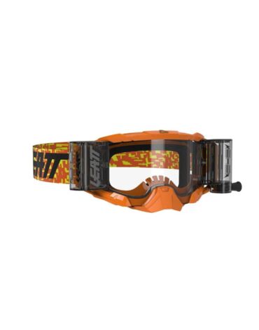Leatt Очки Velocity 5.5 Roll Off Neon Orange Clear
