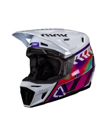 Кроссовый шлем Leatt 8.5 + очки Velocity 5.5 V26