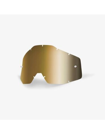 Линза 100% Racecraft Accuri Strata Anti Fog Mirror True Gold