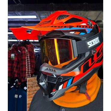 Очки с подогревом Scout HB 20A Vision X Heated Goggles Black, Red lens - миниатюра 5