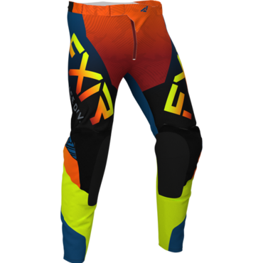 Штаны FXR HELIUM LE MX, Slate Black Hi Vis Rust - миниатюра 1