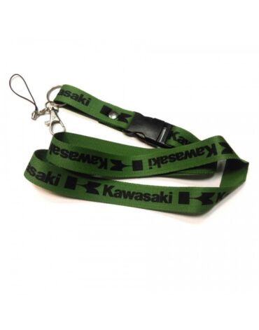 Шнурок для ключей Kawasaki, черный