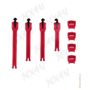 Стрепы к мотоботам 4.5 FlexLock Strap Kit Red - миниатюра 1