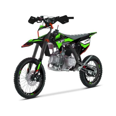 Питбайк K2R PF 190 Lime Black - миниатюра 3