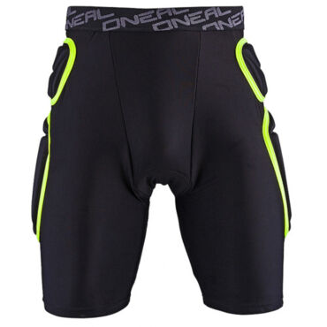 Oneal Шорты защитные Trail Short Чёрно зеленые Лайм - миниатюра 5