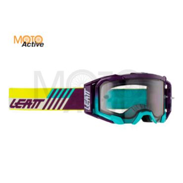 Маска кросс Leatt 5.5 Indigo Light Grey 58% - миниатюра 1