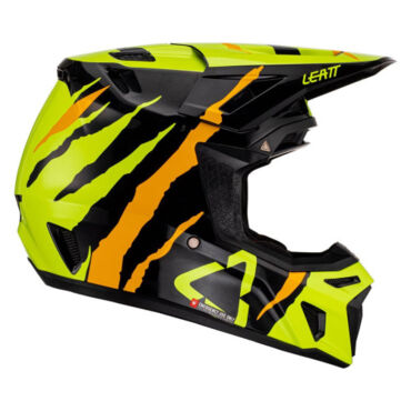 Leatt Мотошлем Moto 8.5 Helmet Kit Citrus Tiger (2023) - миниатюра 4