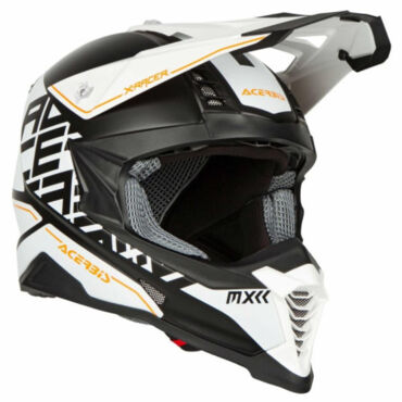 Acerbis Шлем кроссовый X Racer VTR White Black - миниатюра 6