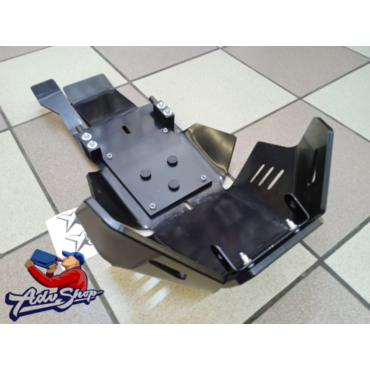 HardGlide защита картера черная KTM 690 R 08 24 / Husqvarna 701 Enduro 16 24 / GasGas 700 23 24 // HG KE4 08 041L - миниатюра 1