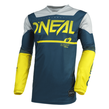 Oneal Джерси Hardwear Surge Синий Желтый - миниатюра 3