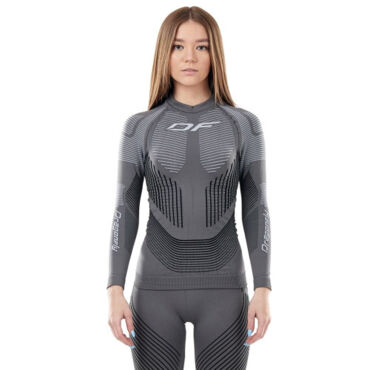 Dragonfly Термофутболка DF 3DTHERMO GREY с длинным рукавом Woman - миниатюра 2