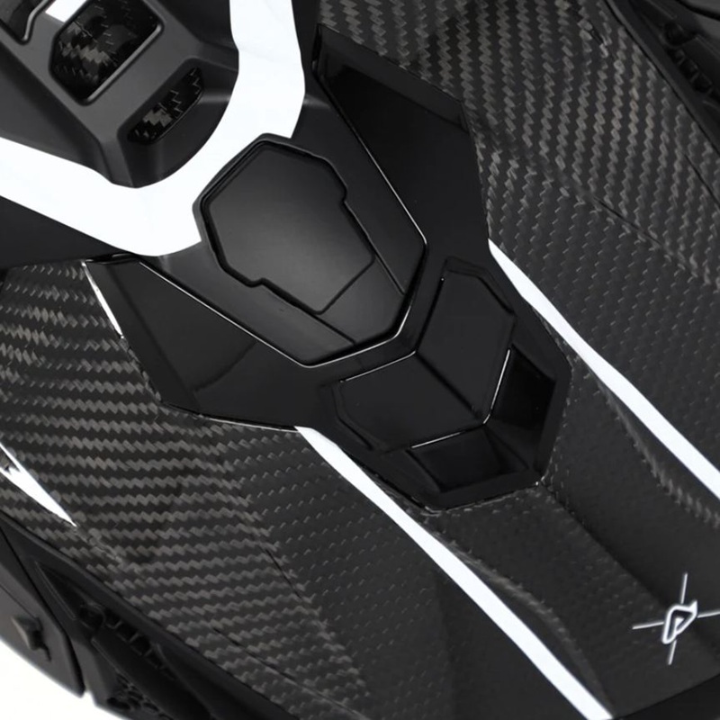 Acerbis Шлем Airstrike C 22 06 Black White - фото 7